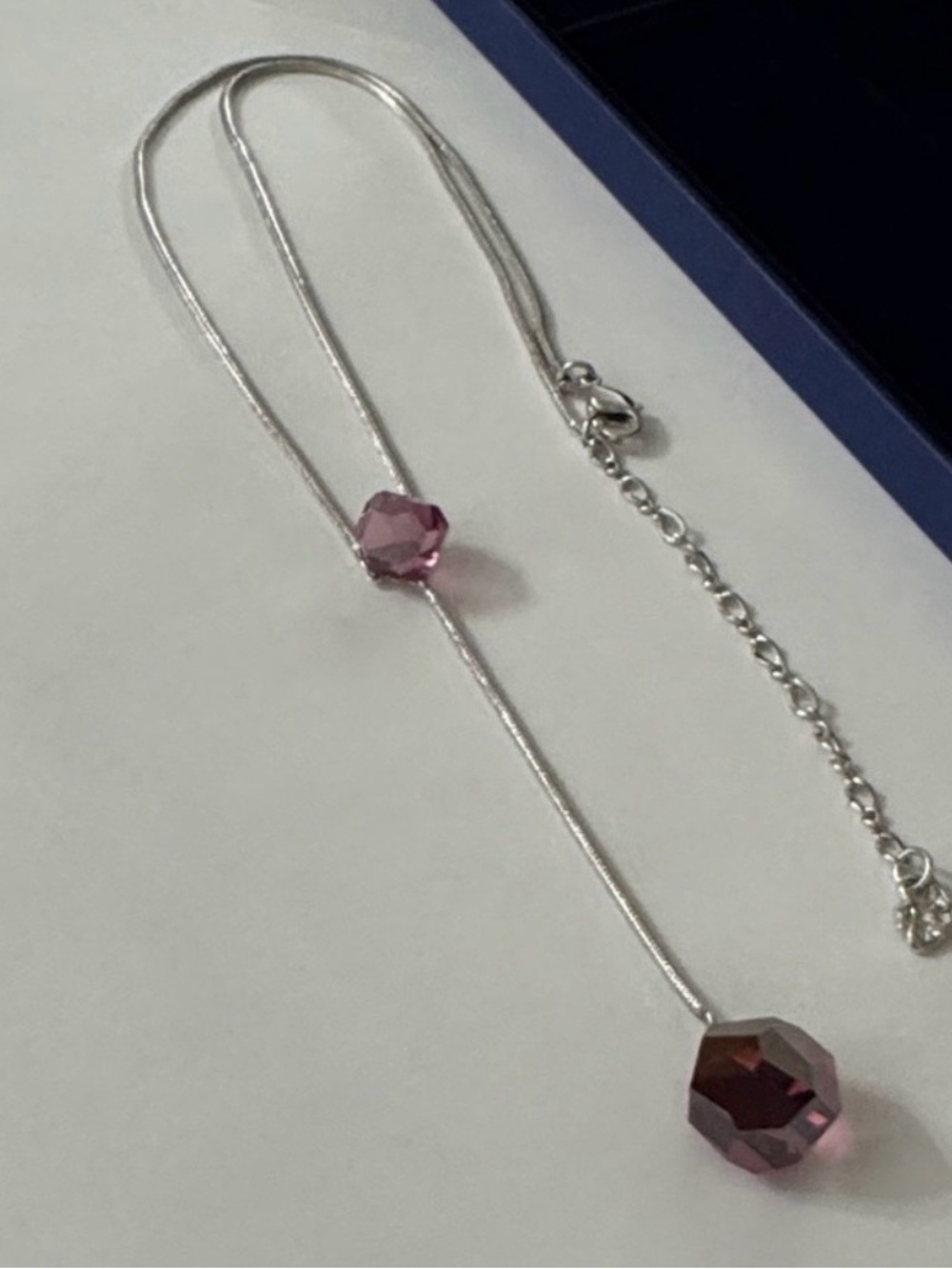 Authentic Swarovski Meteorite Dangle Drop Necklace.